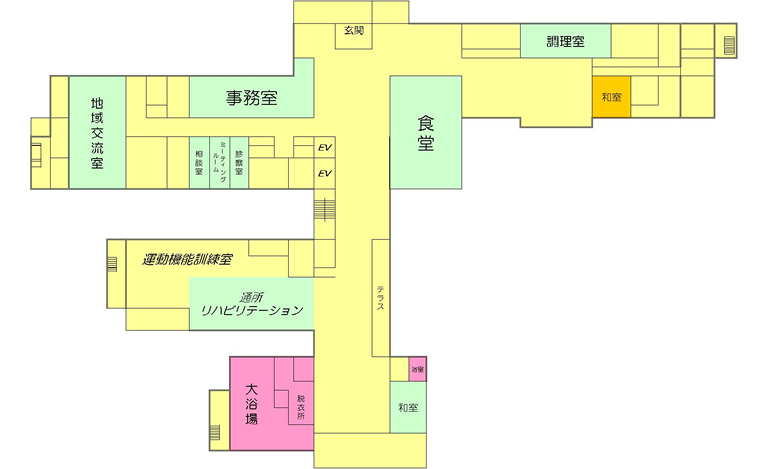 フロアマップ（1階）