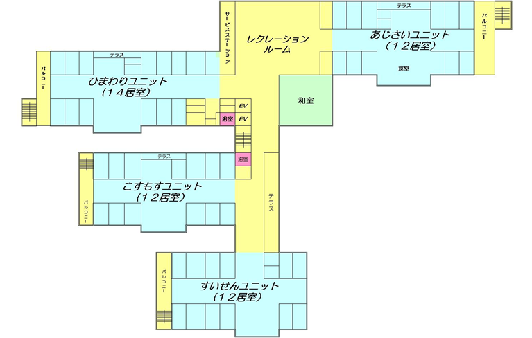 フロアマップ（2階）